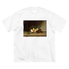 public domainのStill Life with Cake ビッグシルエットTシャツ