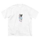 ベーコンの浮いてる犬 ビッグシルエットTシャツ