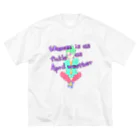 ヨシアキのWoman is as fickle as April weather. Big T-Shirt