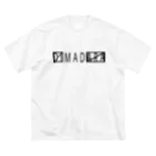 DIMADARA BY VULGAR CIRCUSの〼MAD〼 黒/DB_15 ビッグシルエットTシャツ