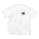 FirenzeBAR ADOMANIのADOMANI ロゴ　ライン付き Big T-Shirt