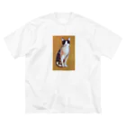 mikitoartのねこ ビッグシルエットTシャツ