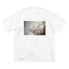 りんりん🛎の見上げたら桜 ビッグシルエットTシャツ