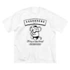 sugarmeroのsugarmero_elephant04 ビッグシルエットTシャツ