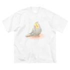 まめるりはことりのオカメインコ　シナモン【まめるりはことり】 Big T-Shirt