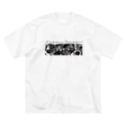 ぐあびえんく　.のSake Kuzu!_White ビッグシルエットTシャツ