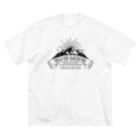 SANKAKU DESIGN STOREの定時で帰りたい for MOUNTAIN。 黒 ビッグシルエットTシャツ