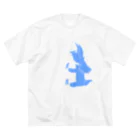 ぺぇねもんショップのちょこんとトリケラトプスくん ビッグシルエットTシャツ