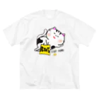 Kinako___のstay homeにゃん子 ビッグシルエットTシャツ