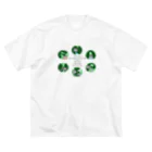 KadoiiのFNAWIP2020 Green ビッグシルエットTシャツ