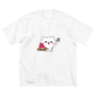 DECORの気づかいのできるネコ　スイカver. Big T-Shirt