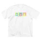 sakicicaの３色うさちゃんＴシャツ ビッグシルエットTシャツ