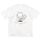 アロリエムーンの浮遊するエクトプラニョロワンポイント ビッグシルエットTシャツ