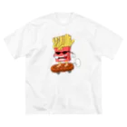 ポテトステーキ🍟🥩のポテトステーキ🍟🥩 ビッグシルエットTシャツ