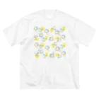 segasworksのUNCHIKUN(高貴なる輝き）散らし ビッグシルエットTシャツ