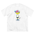 昼間寝てる店のねるねくん ビッグシルエットTシャツ