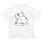 icchomaeのいっちょまえうさぎ ビッグシルエットTシャツ