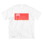 ひろむのフライドポテトフリーク 長方形ロゴ Big T-Shirt