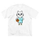 fuziponzuのバスケットボール(1番) ビッグシルエットTシャツ