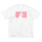 湿布の白衣の天使ちゃん ビッグシルエットTシャツ