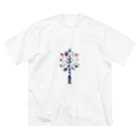 lifejourneycolorfulのColorful Tree ビッグシルエットTシャツ