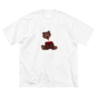 古着屋 im(イム)のちぎれたくまさん Big T-Shirt