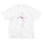 Chipafujiのソファでくつろぐ ビッグシルエットTシャツ