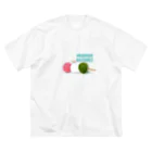 ｳｯﾋｮ〜の　-(:3 (:3 (:3 (:3 (:3 _ )─ ビッグシルエットTシャツ