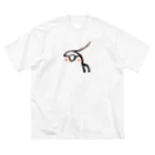 art極楽鳥のオカメインコのルビー ビッグシルエットTシャツ