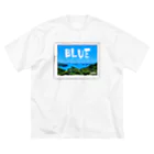 ykkthrの海　BLUE ビッグシルエットTシャツ