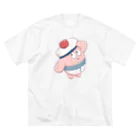 sakicicaのマリーンうさちゃんＴシャツ ビッグシルエットTシャツ