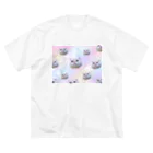 NukoNukoの夢カワイイねこ天使（大群） Big T-Shirt