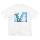 白山 静の海と花束 ビッグシルエットTシャツ