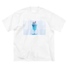 白山 静の夏のクリームソーダ ビッグシルエットTシャツ