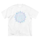 小枝[FunCoMadeメンバー]のMANDARA-light blue- ビッグシルエットTシャツ