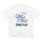 CHEBLOのKatze ビッグシルエットTシャツ