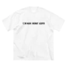 localgyozastyleのgyoza tabeni ikun be? -white- ビッグシルエットTシャツ