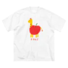 麦畑のきりんご ビッグシルエットTシャツ