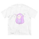 かわいいもののおみせ　いそぎんちゃくのびえ〜んアマビエ ビッグシルエットTシャツ