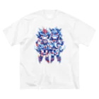 びびぽのふたごおこ ビッグシルエットTシャツ