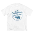 taupeのcapybara summer b ビッグシルエットTシャツ