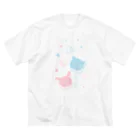 うみでこch【公式】のうさねこまるさんかく Big T-Shirt