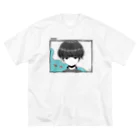 Hungryのたろう tシャツ ホワイト Big T-Shirt