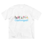 MiyataMiho/デザイナーイラストレーターのChallenged!　チャレンジド Big T-Shirt