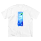 Hi*roomのベニクラゲとシュモクザメの四角い海 Big T-Shirt