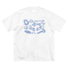 おかのはなみのdrawing（青） Big T-Shirt