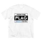 kingyamadaのFLAG 枠あり ビッグシルエットTシャツ