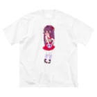 みつあみあさこのハーフツインテちゃん Big T-Shirt