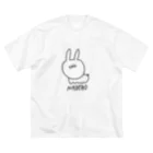 おこじょは白いのましろ-NADERO ビッグシルエットTシャツ