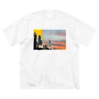 キムチの夕方🌆 ビッグシルエットTシャツ